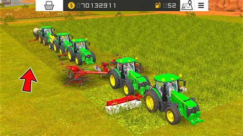 Grass Mowing Making Bales With Multiplayer In Fs 18 Fs 18