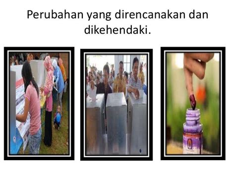 Contoh Perubahan Yang Dikehendaki