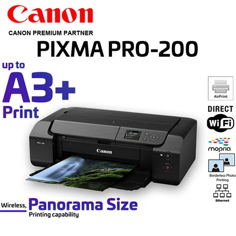 Canon Pixma Profession Photo Printers Pro 200 Shopee Malaysia