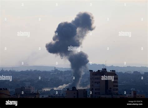 Gaza Stadt Gazastreifen Pal Stinensische Gebiete Juli