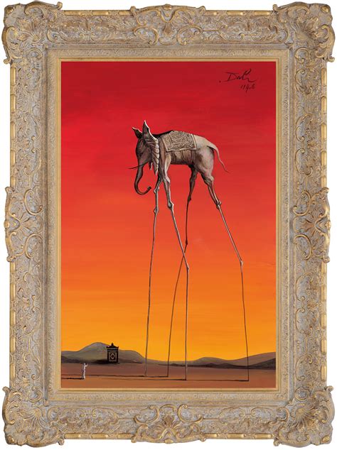 Elephant In The Style Of Salvador Dali 1948 John Myatt Castle Fine Art