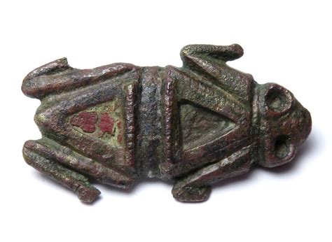 Roman Frog Plate Brooch A Rare Zoomorphic Plate Brooch In The Form Of