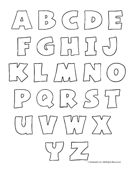 Printable Alphabet Bubble Letters | Templates at allbusinesstemplates ...