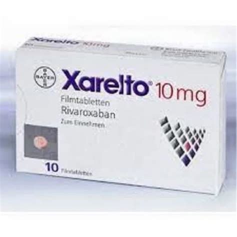 Xarelto Rivaroxaban Tablets Strength 10 Mg At 1015 Stripe In Nagpur