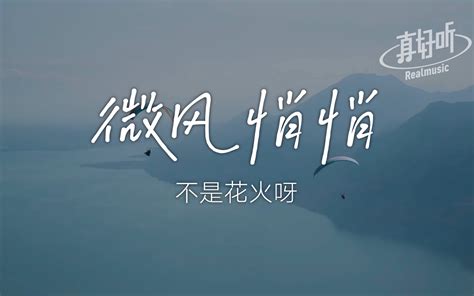 不是花火呀 微风悄悄｜完整版 动态歌词lyricsvideo 无损音质 哔哩哔哩