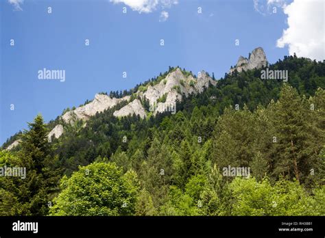 Mountains Three Crowns Trzy Korony Is Polish Pieniny National Park