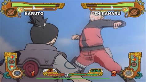 Naruto Vs Shikamaru Clássico Naruto Shippuden Ultimate Ninja 5