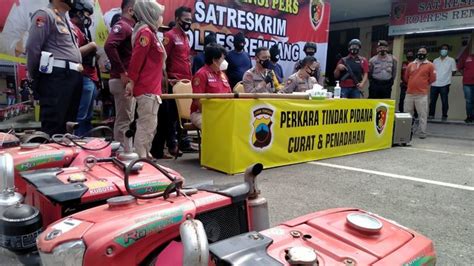 Tertangkap Di Rembang Begini Cara Kawanan Maling Mencuri Mesin Traktor