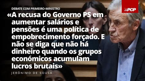 O Governo Recusa O Aumento Dos Salários E Pensões E Pratica Uma Política De Empobrecimento Youtube