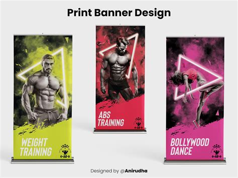 gym posters by ANIRUDHA GOGAWALE on Dribbble