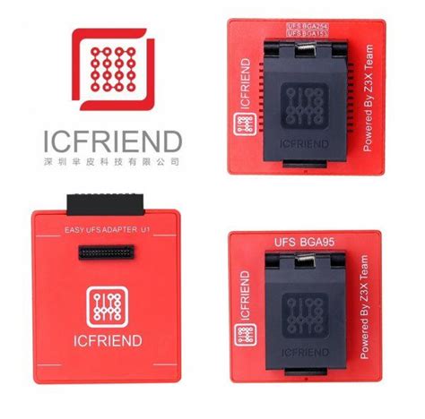 ICFriend 3 In 1 UFS Chip Reader For Z3X Easy JTAG Plus Box Reading Data