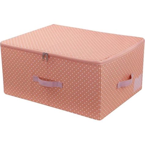 Panier De Rangement Pour Armoire De Grande Taille Avec Couvercle Tissu