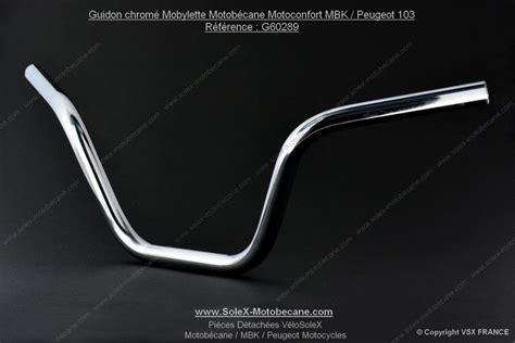 Guidons Pi Ces Pour Mobylette Motobecane Mbk Solex Motobecane