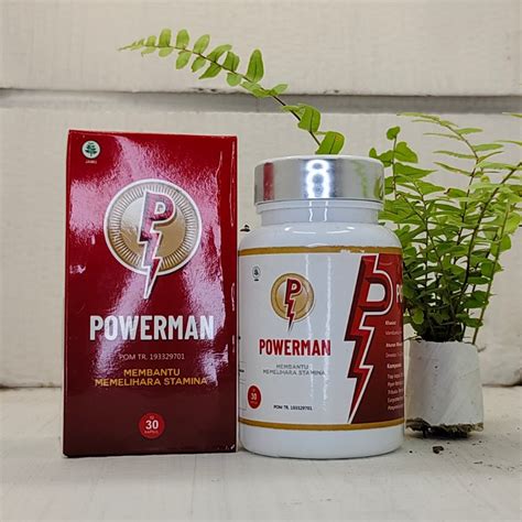 Jual Powerman Obat Kuat Herbal Stamina Pria Terbaik Tahan Lama Paling