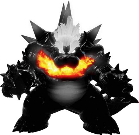 White Haired Fury Bowser Render By Big Z 2015 On Deviantart