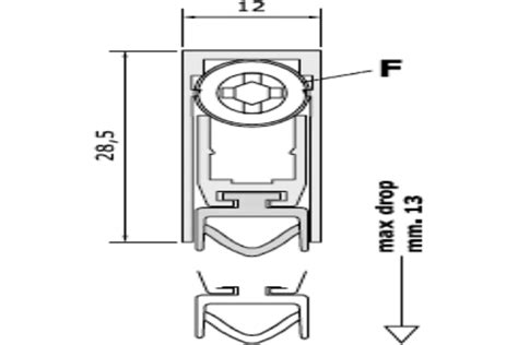 Умный порог для межкомнатных дверей MORELLI SEAL SIMPLE 800, для дверей ...