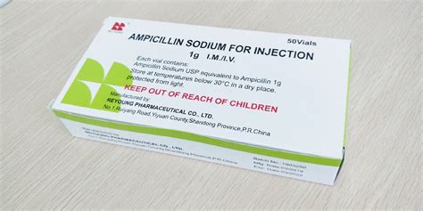 Pharmaceutical G Ampicillin Sodium For Injection With Gmp