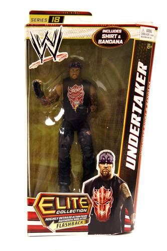 Undertaker American Bad Ass Flashback Elite 18 Wwe Action Figure New Free Ebay