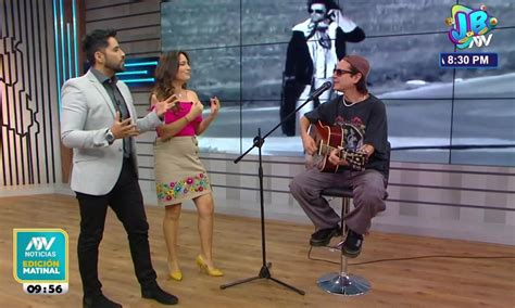 Coti visita el set de ATV Noticias Edición Matinal y canta en vivo ATV