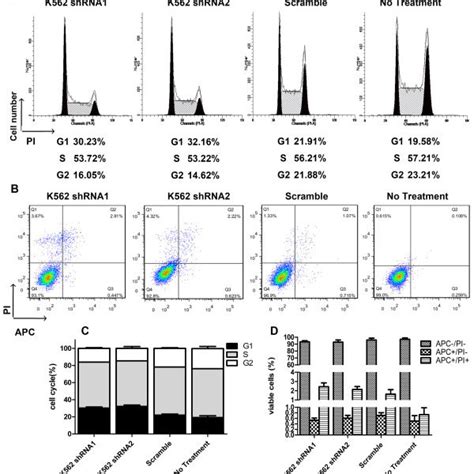 Cd44 Down Regulation Arrests K562 Cells In The G1 Phase Of Cell Cycle Download Scientific