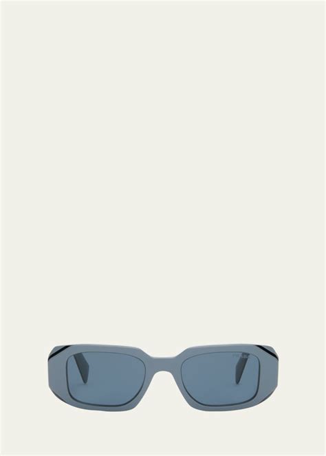 Prada Rectangle Acetate Sunglasses Bergdorf Goodman