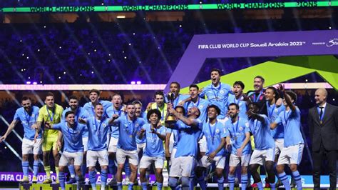 Watch the moment when Man City lifted the Club World Cup title ...