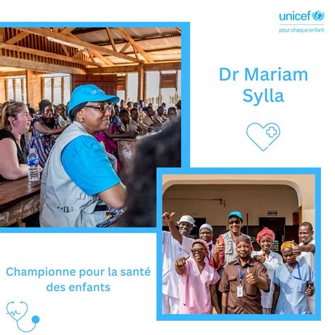 Unicef Benin On Twitter Dr Mariam Sylla Est La Cheffe De La Section