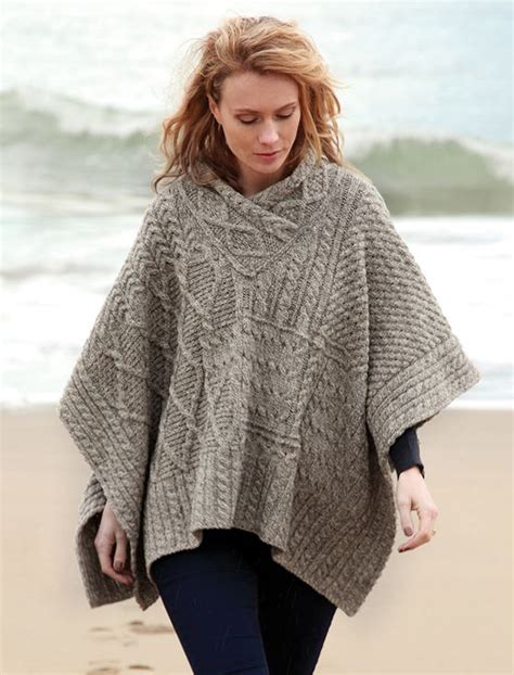 Aran Poncho Strickmuster Ein Leitfaden Zum Erstellen Eines Zeitlosen Gestrickten Meisterwerks