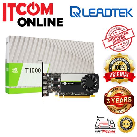 Leadtek Nvidia Quadro T1000 4gb Ddr6 128bit Graphic Card 900 5g172 2550 000 Shopee Malaysia