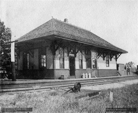 Postcard Greene Station Railroad History