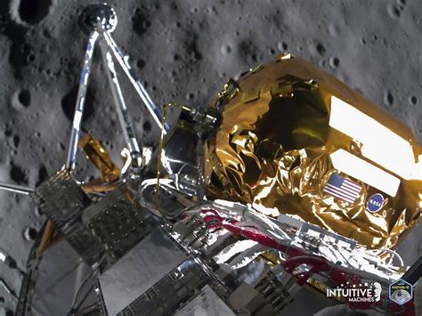 Odysseus moon lander hailed a success by officials | Harden ...