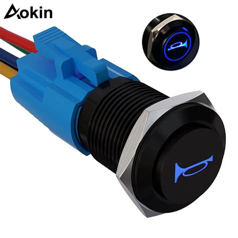 Mm V Momentary Speaker Horn Push Button Toggle Switch