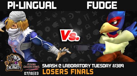 S LT 389 SSBM Singles Losers Finals Pi Lingual Vs Fudge YouTube