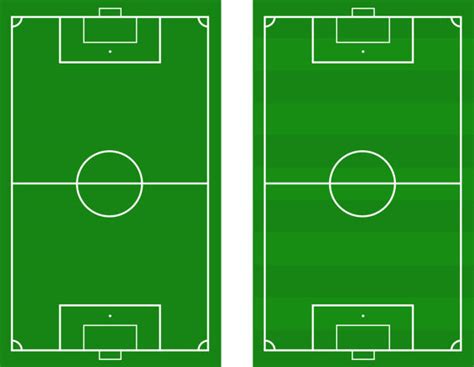 Soccer Pitch Lines stock vectors - iStock