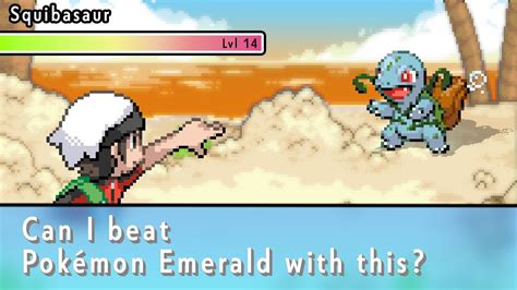 Can I Beat Pokemon Emerald Using A Pokemon Fusion 😱 Pokemon Fusion Rom Hack Youtube