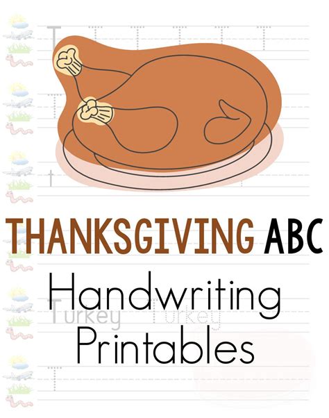 Thanksgiving Handwriting Worksheets Shaping Up To Be A Mom