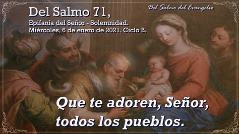 Del Salmo 71 Que te adoren Señor todos los pueblos YouTube