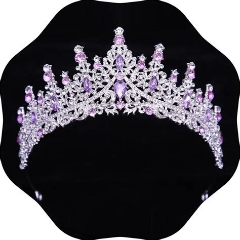 Amazon Tobatoba Hot Pink Tiaras And Crowns For Women Crystal