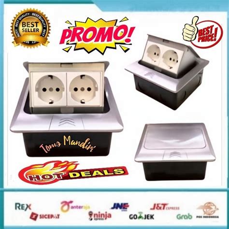 Jual Floor Socket Stop Kontak Lantai Model Legrand 4 Modul Di Lapak