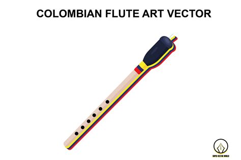 COLOMBIAN FLUTE VECTOR MATERIAL JPG EPS Graphic by Super Vector World ...