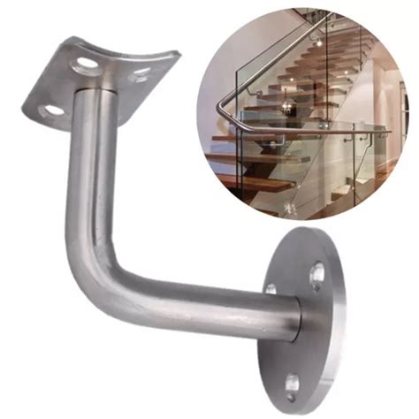 Supports De Main Courante D Escalier Garde Corps Argent Acier