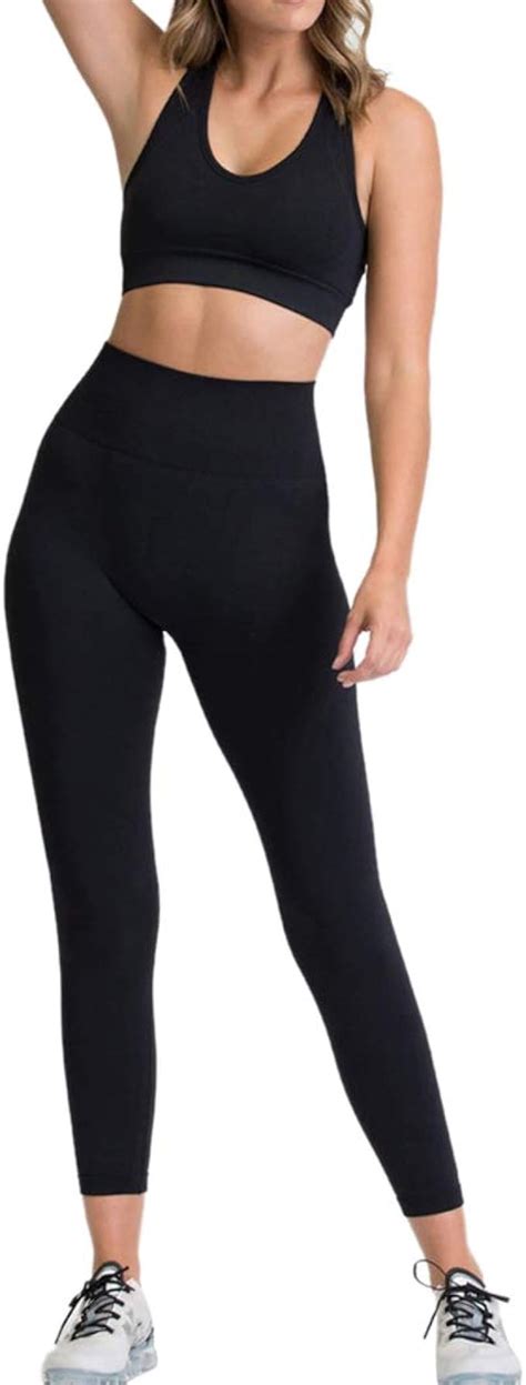 Zoylink Conjunto De Traje De Yoga Para Mujer Color S Lido Respirable