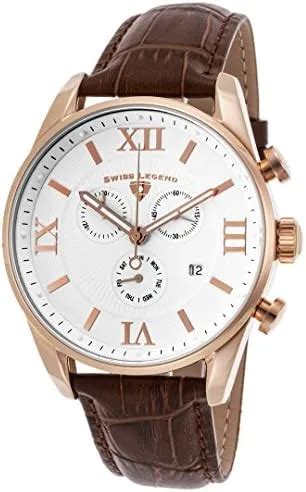 Swiss Legend Men S Brown Bellezza Analog Swiss Quartz Watch Swiss