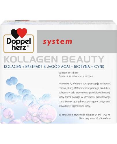 Doppelherz System Kollagen Beauty Ampu Ek Po Ml Cena Opinie