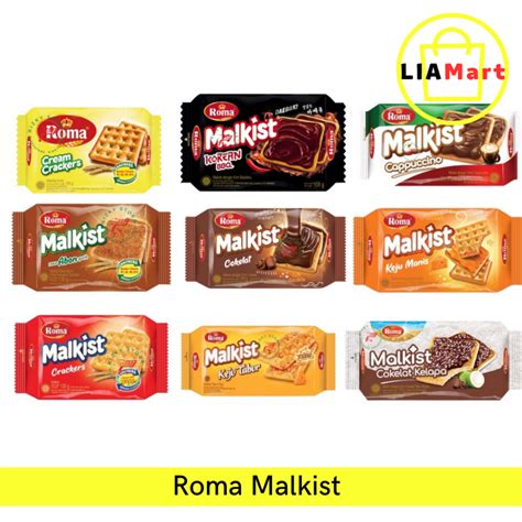 Jual Roma Malkist Crackers Kelapa Kopyor Coklat Abon Keju Panggang Keju