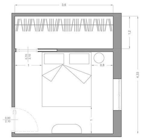 Progettare Una Camera Da Letto Le Misure Minime In Bedroom