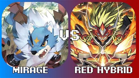 BT15 Red Hybrid Vs Miragegaogamon YouTube