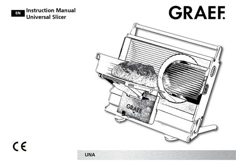 Graef Universal Slicer Instruction Manual Pdf Download Manualslib