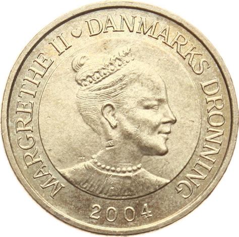 Dänemark 20 Kroner 2004 Margarethe II Turmserie vz MA Shops