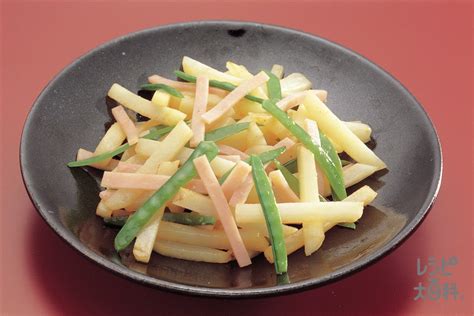 じゃがいもとハムのマヨネーズ炒めのレシピ・作り方｜レシピ大百科（レシピ・料理）｜【味の素パーク】 じゃがいもやロースハムを使った料理